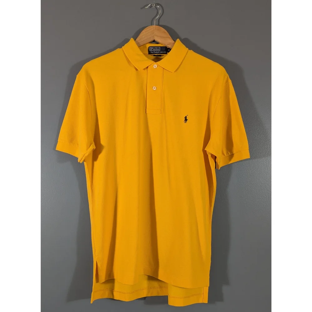 Polo by Ralph Lauren Golden Yellow Polo Short Sleeve Shirt Size Medium